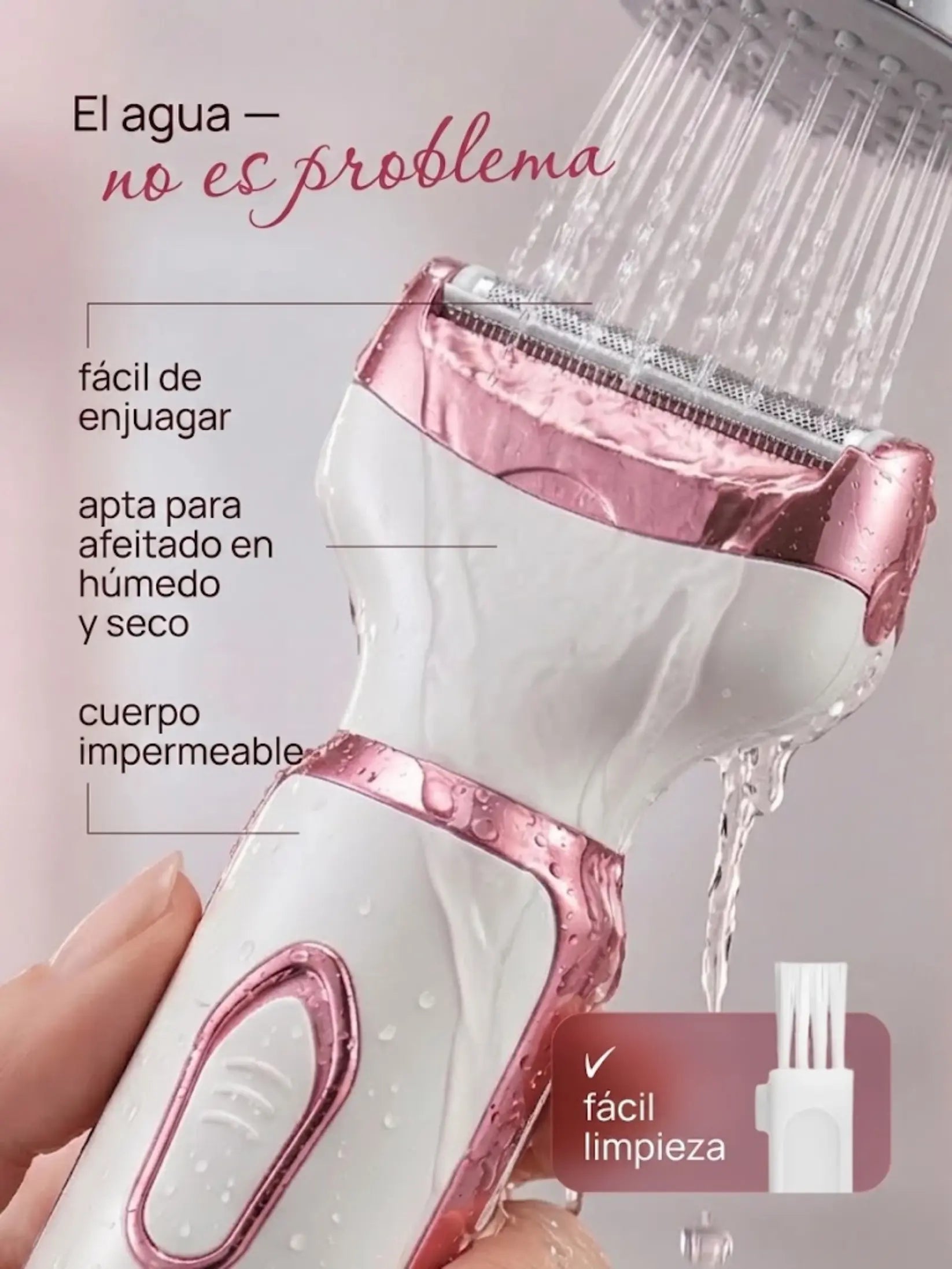 Depiladora eléctrica 4 en 1 - Sin irritaciones